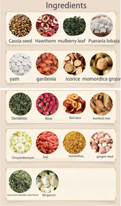 Té de Bayas Saludables OEM de 18 Sabores para el Cuidado del Hígado, Variedad de Suplementos Herbales en Bolsitas de Té, Sin Cafeína, Vegano, Marca Privada, <span class=keywords><strong>Detox</strong></span> - Product Image 5