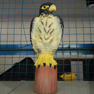 Décoy réaliste en plastique PE pour extérieur, fausse fauvelle, fausse hibou, fausse aigle, effaroucheur d'oiseaux, répulsif pour jardin, cour, ferme - Product Image 3