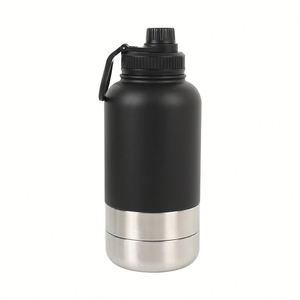 Conteneur personnalisé pour l'eau et la nourriture des animaux de compagnie, en acier inoxydable, kit de voyage pour chien, cadeau pour événement d'entreprise - Product Image 3