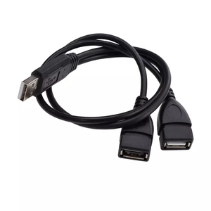 Recién 2 en 1 USB 2,0 <span class=keywords><strong>Y</strong></span> Splitter datos OTG convertidor Cámara teclado ratón adaptador Cable USB tipo C Cable de extensión macho a hembra - Product Image 2