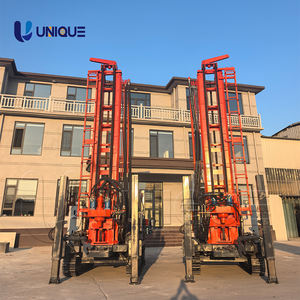 เครื่องเจาะบ่อน้ำแบบติดตั้งบนรถตีนตะขาบ ยี่ห้อ Yuchai85kw ดีเซล รุ่น UY300 ขนาด 300 เมตร ระบบไฮดรอลิกเต็มรูปแบบ พร้อมเครื่องยนต์ เกียร์ ปั๊ม และมอเตอร์ คุณภาพสูง - Product Image 2