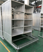 Échafaudage en acier pliable, résistant à la corrosion, installation facile, plateforme mobile de levage, échelle de maintenance