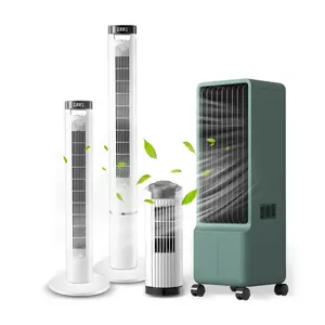 Ventilador de Torre oscilante de pie con Control remoto inteligente Ac Air Tech, refrigeración con temporizador, función de pantalla Led