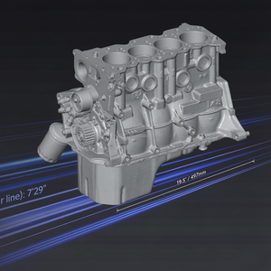 เครื่องสแกน Creality CR-Scan RaptorX 3D ไร้สาย แบบไฮบริด NIR ความแม่นยำ 0.02 มม. สำหรับการตรวจสอบแบบ Reverse Engineering RaptorX ความแม่นยำสูง - Product Image 2