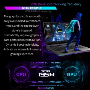 ราคาโรงงาน โน้ตบุ๊คเกมมิ่ง Rog Gun God 8 รุ่นใหม่ พร้อมการ์ดจอ Rtx 4060 แรม Ddr5 หน้าจอ 2560*1600 ขนาด 16 นิ้ว ความละเอียด 2.5k - Product Image 3
