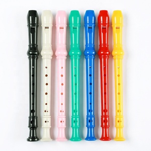 Flauta Dulce Soprano para Niños <span class=keywords><strong>Principiantes</strong></span>, Estilo Barroco, Clave Do, con Limpiador, Apoyo para el Pulgar, Natural, Aprobado para la Escuela - Product Image 1