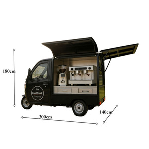 Triciclo per Caffè di Grado Commerciale Dotato di Macchina per Caffè e Banco di Lavoro per Vendita di Fast Food e Bevande - Product Image 3