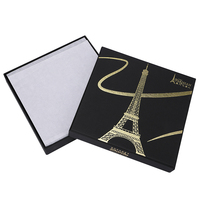 Boîte à chocolats en papier vide pour le Nouvel An, boîte à truffes carrée à 9 compartiments, pour la maison ou le bureau