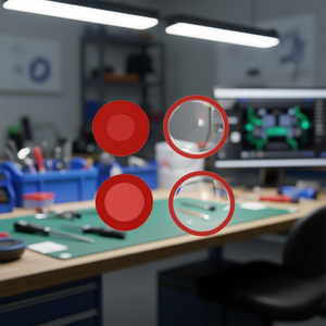 Objectif de caméra arrière rouge avec cadre pour iPhone 12, accessoire de carte mère de téléphone portable - Product Image 3