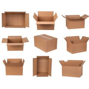 Boîtes d'emballage en carton à faible MOQ, pour expédition, déménagement, emballage postal, boîtes en carton ondulé simple paroi 3 plis, cartons d'expédition - Product Image 3