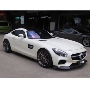 Jupes latérales étendues en fibre de carbone véritable style V2, les plus vendues, pour Mercedes Benz <span class=keywords><strong>AMG</strong></span> <span class=keywords><strong>GT</strong></span> GTS GTC Coupé - Product Image 6