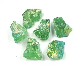 Rauer Stein Heilung Naturkristall Ametyst geschnitzt Großhandel blau grün blau bunte Kristallsteine