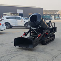 Mobiler Kettenbetonmischer mit Selbstladefunktion, Mini-Betonmischer-Dumper, Bestseller Mini-Betonmischer