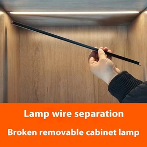 No-Welding Embedded LED Strip Light for <b>Kitchen</b> Cabinets Modern Design Waterproof Dimmable Wall-Mounted Cabinet Lights - Product Image 4