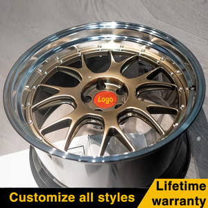 Rines OEM LMR de Aleación Forjada de <span class=keywords><strong>2</strong></span> Piezas, 17-26 Pulgadas, Cóncavos Profundos Cromados, 5x112 5x114.3 5x120 para Automóviles de Pasajeros BMW M3 M4 y Audi - Product Image 3