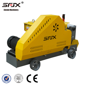 Machine à couper les barres d'armature SFJX, moteur 380V 3kW, niveau de sécurité élevé, certifiée CE, coupe-barres en acier industriel jaune - Product Image 1
