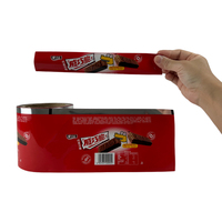 OEM/ODM Rouleaux de film plastique souple brillant, résistant à l'humidité, de qualité alimentaire, pour emballage de crème glacée et de sucettes glacées, impression hélio, pour produits surgelés, usine