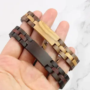 Men's Bracelet Wood Crafts Wood Jewelry Customized Wood Bandlet Anniversary Gift