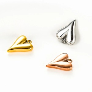 1 pièce Mini pendentif en forme de cœur en acier inoxydable, breloques pour la fabrication de bijoux DIY, fournitures pour la création de colliers, bracelets et boucles d'oreilles faites à la main - Product Image 1