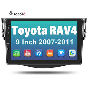 วิทยุติดรถยนต์ Podofo 9 นิ้ว 2 Din ระบบแอนดรอยด์ พร้อมระบบนำทาง GPS, WIFI, RDS สำหรับรถยนต์โตโยต้า/RAV4 ปี 2007-2012 - Product Image 1