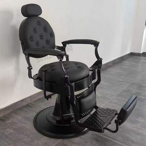 Vintage berber koltuğu lüks erkek berber Metal sandalye Takara Belmont Salon kuaför berber sandalyeleri - Product Image 3