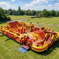 Château Gonflable pour Enfants avec Toboggan – Idéal pour Anniversaires, Événements et Locations en Crèches et Écoles Maternelles