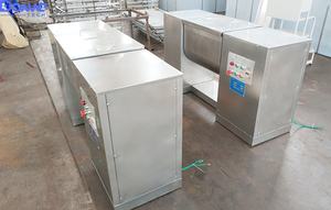 Homogénéisateur à spirale horizontal en U 200L pour poudres, granulés et pâtes cosmétiques, mélangeur d'épices, machine à mélanger les engrais - Product Image 3