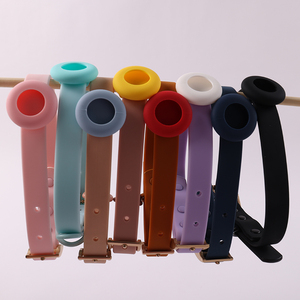 Suministros para mascotas <span class=keywords><strong>Collar</strong></span> de perro impermeable Soporte de etiqueta de aire <span class=keywords><strong>Collar</strong></span> de perro de Pvc antipérdida colorido personalizado con soporte de caja de etiqueta de aire - Product Image 4