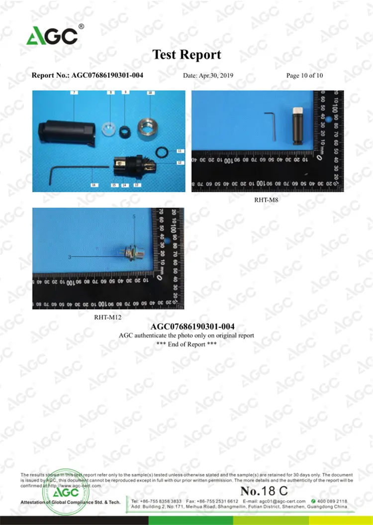 直角円形Aコード化4ピンM12シールドコネクタ