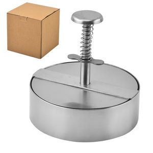 Presse à hamburgers en acier inoxydable 304, presse à hamburgers en acier inoxydable robuste pour hamburgers au bœuf <span class=keywords><strong>haché</strong></span> - Product Image 3