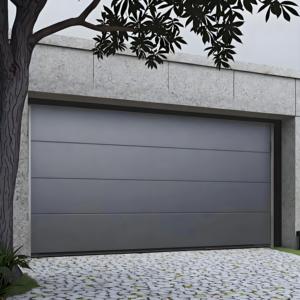 <span class=keywords><strong>Porte</strong></span> <span class=keywords><strong>de</strong></span> <span class=keywords><strong>garage</strong></span> en acier sandwich <span class=keywords><strong>anthracite</strong></span> gris RAL7016 sur mesure, finition plate et mate, garantie 3 ans - Product Image 6