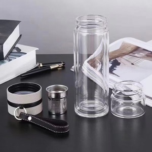 Bouteilles thermos et bouteilles d'eau à double paroi de qualité alimentaire séparant les tasses à thé et à eau avec infuseur à thé - Product Image 5