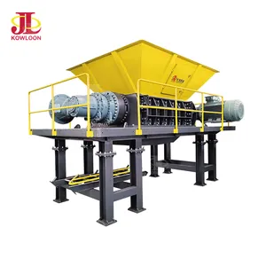 Original Factory Detachable Knife Aluminum Scrap Steel Sheets Crusher Dual Shaft Shredder Machine Metal