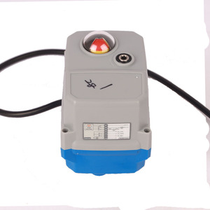 DC 24V 12V Modulación inteligente 0-10V DC 50Nm Actuadores Actuador de válvula motorizada eléctrica de cuarto de vuelta de 90 grados - Product Image 2