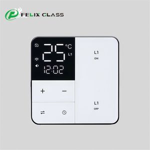 แผงกระจกสั่งทำพิเศษสำหรับโรงงาน พิมพ์ลายสกรีนบนกระจกหน้าจอสัมผัส สำหรับใช้ในบ้าน แผงกระจกสัมผัสมัลติมีเดีย - Product Image 3