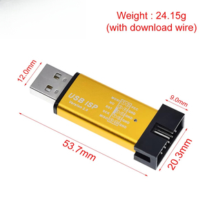 Usbasp usbisp trình tải xuống lập trình ISP cho 51 <span class=keywords><strong>Atmel</strong></span> AVR hỗ trợ 64 bit Win7 <span class=keywords><strong>32</strong></span> 98 tôi 2000 XP Vista - Product Image 2