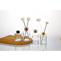 Bouteille diffuseur d'arômes pour la maison 100ml 150ml 200ml, bouteille diffuseur noire avec bâtonnets
