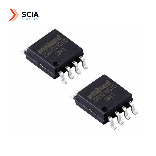32Mbit SPI Flash Memory W25Q32JVSSIQ High Speed nor Flash Storage IC Digital Data Embedded Device