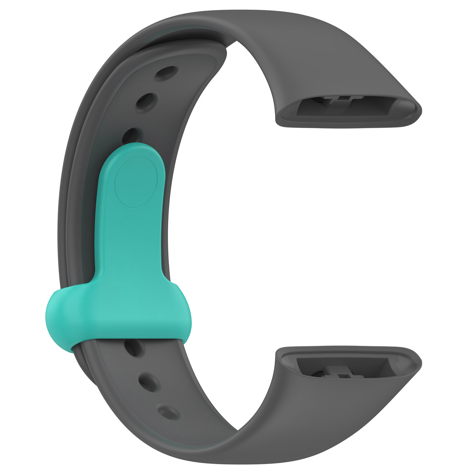 Dark grey +Teal buckle