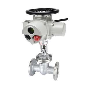 Vanne à opercule motorisée à commande 4-20mA, haute qualité, ANSI 150LB, 304, 316, JIS 10K, 1.6MPa, WCB, AC380V, à brides - Product Image 3