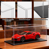 Vente Flash : Boîte de Présentation en Acrylique Personnalisée avec Logo pour Modèles de Voitures, Vitrine Transparente Anti-Poussière pour Collection de Jouets, Prix d'Usine OEM