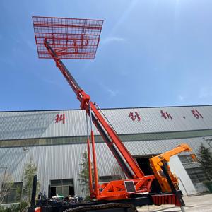 Plateforme de travail aérien sur chenilles à levage inversé haute efficacité pour la construction - Product Image 1