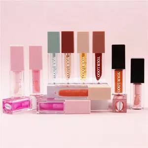 Waterproof Pink Lip Stain Makeup Transfer Proof Lip Tint Long Lasting Lip Plumper Gloss