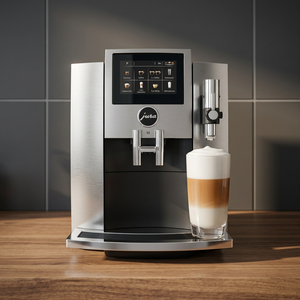 Máquina de Espresso Eléctrica Comercial Automática con Pantalla Táctil, 2 Grupos, Espumador de Leche, para Hotel, Oficina y Hogar - Product Image 3