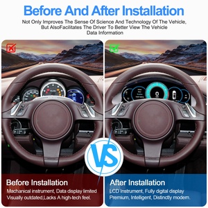 Navihua New <b>Digital</b> LCD Dashboard Instrument <b>Speedometer</b> Cluster Wireless Carplay Virtual Cockpit <b>for</b> Porsche Panamera 2010-2016 - Product Image 4