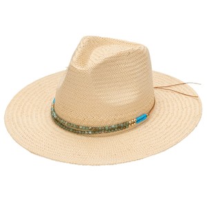 Sombrero de Paja de Ala Plana de Color Liso Tejido a Mano, Estilo Europeo-Americano, para Verano y Otoño, para Ocio, Playa, Protección Solar, Estilo Jazz - Product Image 5