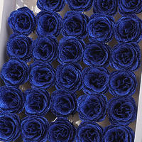 Fleur artificielle en soie rose pailletée or, tête de fleur de rose en soie, lumineuse, décoration de mariage à domicile, décoration de fête, vente en gros
