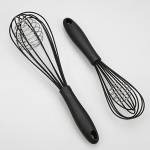 Bộ <span class=keywords><strong>2</strong></span> Dụng Cụ Nhà Bếp Dụng Cụ Làm Bánh Cây Đánh Trứng Silicon 10/12 Inch Chống Dính Cây Đánh Bơ Kem Cán Gỗ Cho Máy Trộn Trứng - Product Image 2