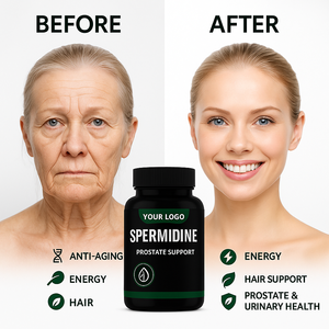 Capsule di Spermidina 500mg ad Alta Concentrazione, Etichetta Privata OEM, Integratore Anti-Invecchiamento <span class=keywords><strong>per</strong></span> Rinnovamento Cellulare e Supporto Capillare - Product Image 4