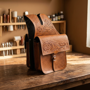 BS International - Precio de Fábrica - Bolsa de Sillín de Cuero y Bambú para Carreras Inglesas - Alfombras para Caballos Ecológicas de Alta Calidad - Fabricante Personalizado - Product Image 1